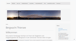 Desktop Screenshot of bergwacht.thiersee.at